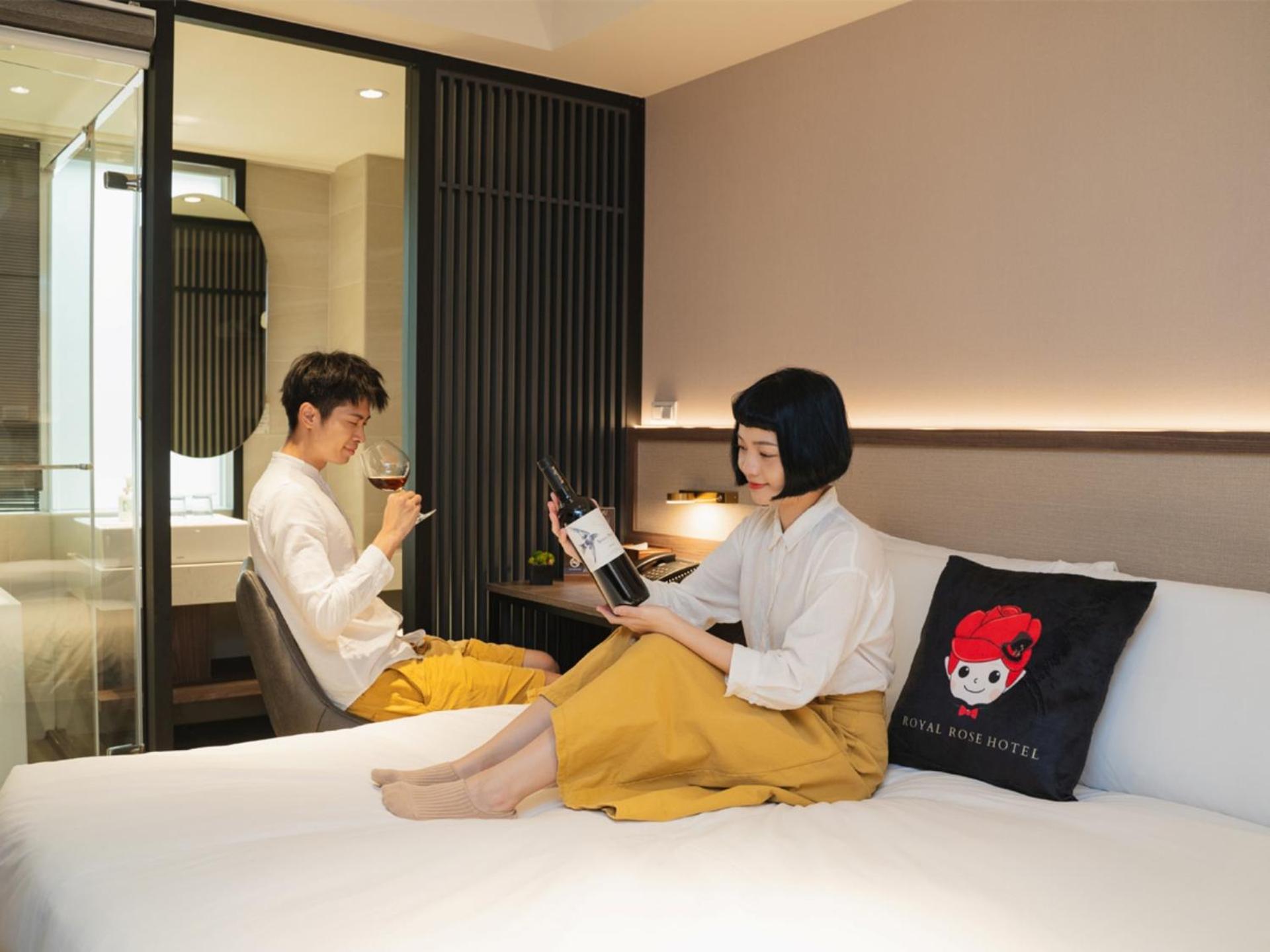 טאיפיי Royal Rose Hotel Zhongshan חדר תמונה
